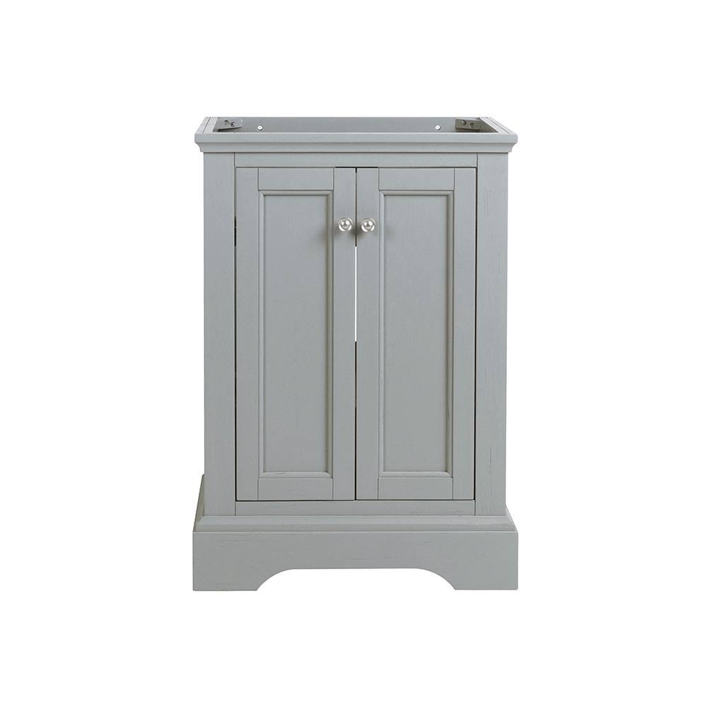 Windsor 24" Gray Solid Wood Freestanding Bathroom Vanity Cabinet