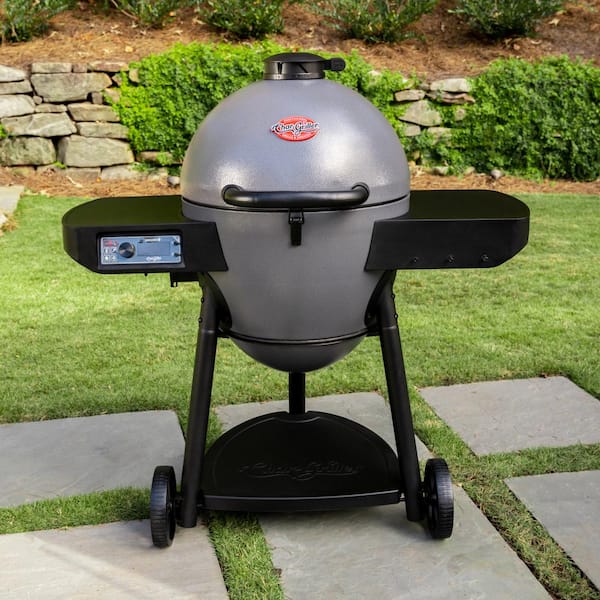 Char-Griller 6480 Akorn Auto-Kamado 20-inch Digital WiFi Charcoal Grill in Gray - 2