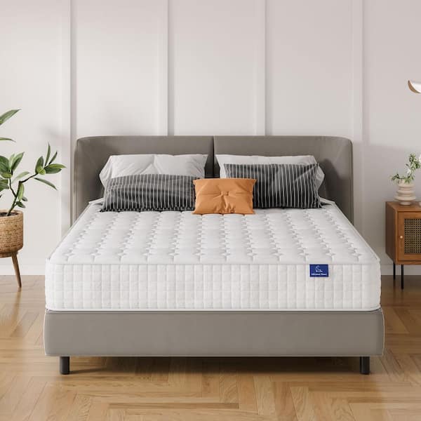Original Hybrid Series Twin Medium Memory Foam Tight Top 8 in. White Mattress