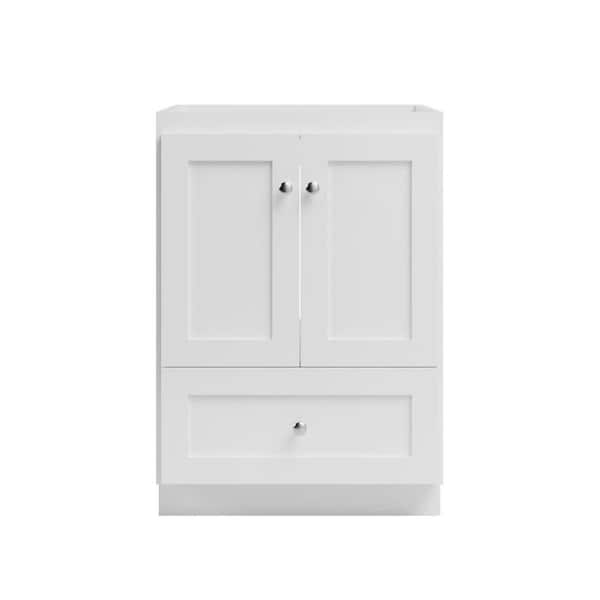 Shaker 24 in. W x 21 in. D x 34.5 in. H Bath Vanity Cabinet without Top in Winterset