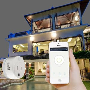 Wf96sh WiFi Mini Outdoor Smart Plug Work with Google Assistant