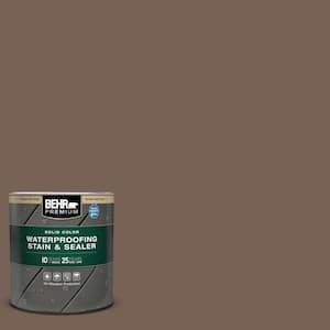 BEHR PREMIUM 1 gal. #SC-143 Harbor Gray Solid Color Waterproofing Exterior  Wood Stain and Sealer 501101 - The Home Depot