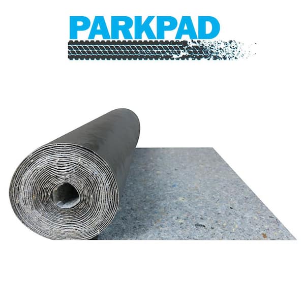 MP Global Products 3 ft. W x 16.66 ft. L Park Pad Recycled Carpet Fiber Absorbent Pad for Garage Floors