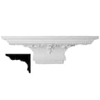 24 in. x 7-3/8 in. x 9-1/8 in. Polyurethane Victorian Shelf Moulding