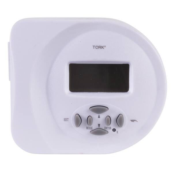 TORK 15 Amp SunSet Astronomical 2 Grounded Outlets Digital Security Timer