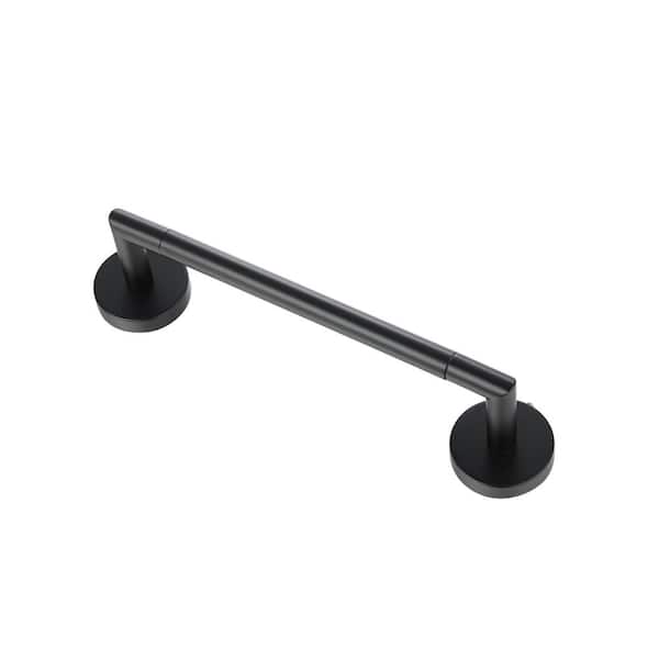 Utopia 32 in. Wall Mounted Towel Bar-Matte Black Finish