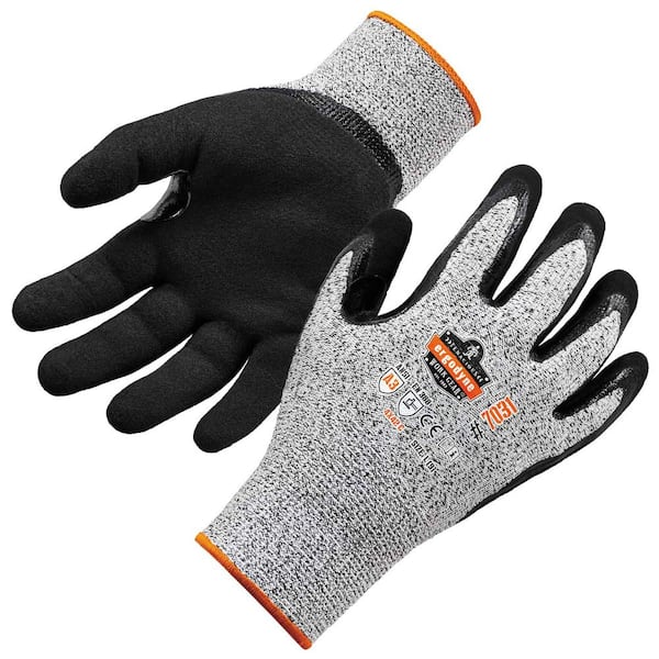 Ergodyne ProFlex 7031 X-Large Nitrile-Coated Cut-Resistant Gloves - ANSI A3 Level, Extra Strength