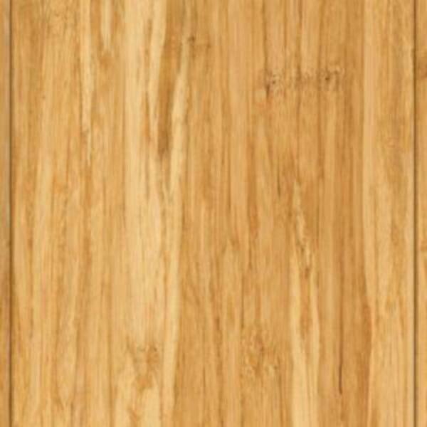 Home Legend Take Home Sample - Brushed Strand Woven Lyndon Solid Bamboo Flooring - 5 in. x 7 in.