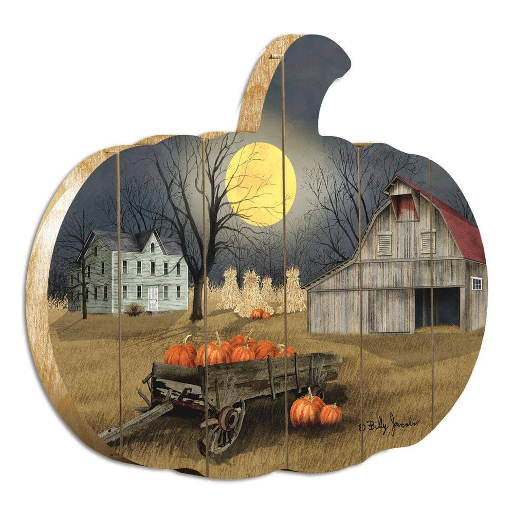 HomeRoots Charlie Harvest Moon 3 Unframed Graphic Print Country Art ...