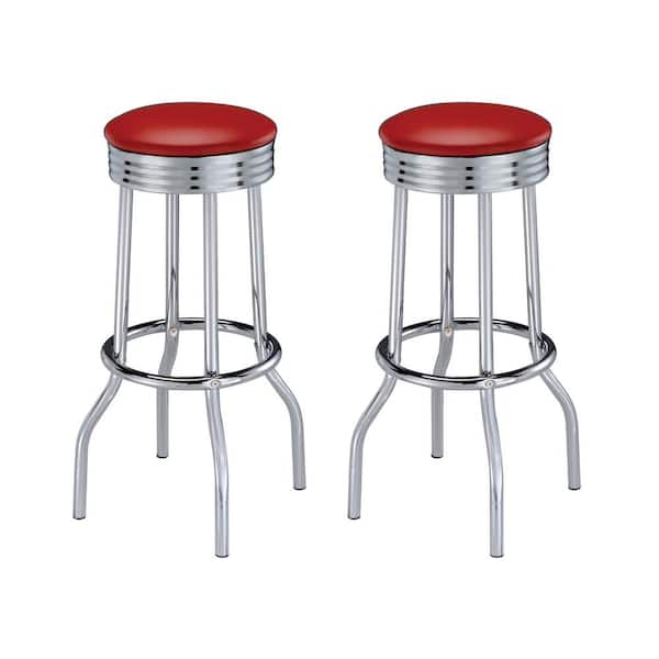 TRINITY 30 Swivel Stool, Assembled, Chrome