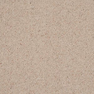 Bismarck - Sand - Brown 13.2 ft. 28 oz. Wool Berber Installed Carpet