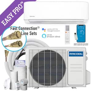 Easy Pro 9,000 BTU .75-Ton 1-Zone 20 SEER Ductless Mini-Split AC and Heat Pump with 9K & 16ft Line - 115V
