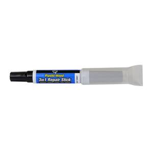 0.4 oz. 3 in 1-Plastic Wood Repair Stick Light Grey (6-pack)