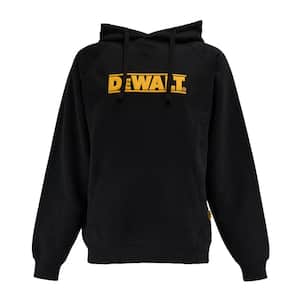 DEWALT Weatherford Men's Large Black Cotton/Poly Hoodie Sweatshirt
