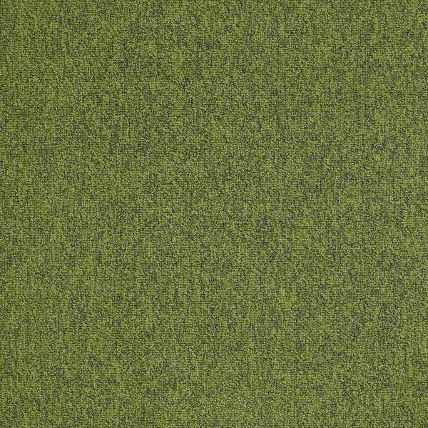 Wild-Bold-Green Commercial/Residential 24 in. x 24 in. Glue-Down Carpet Tile Square (48 sq. ft.)