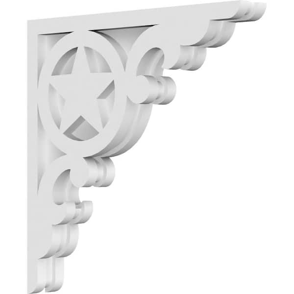 1-7/8 in. x 14 in. x 14 in. PVC Austin Corbel