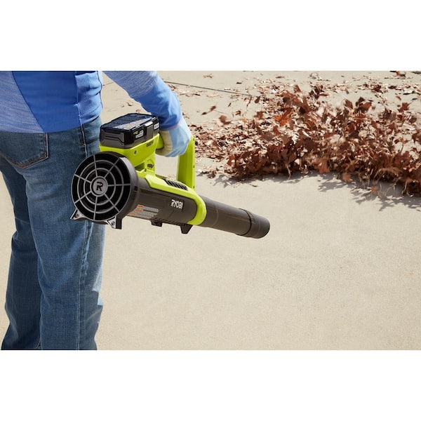 RYOBI P1180-2X ONE+ 18V 13 in. Cordless Battery Walk Behind Push Lawn Mower and Leaf Blower with 4.0 Ah Battery and Charger - 3