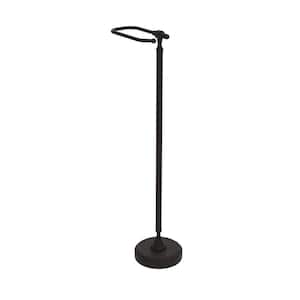 Retro Wave Collection Free Standing Toilet Tissue Holder in Oil Rubbed Bronze
