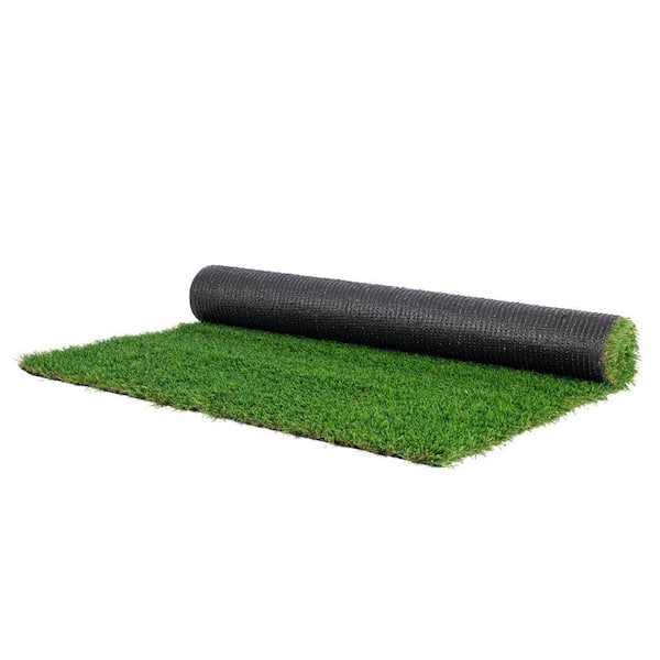 Artificial Grass 5 ft. x 10 ft. Green Artificial Grass Runner Rug Turf 1.38 in. Door Mat Outdoor Patio Lawn Decoration