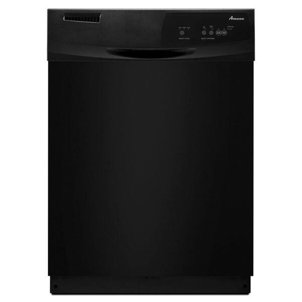 Amana 24 in. Black Front Control Tall Tub Dishwasher with Triple Filter Wash System, 63 dBA