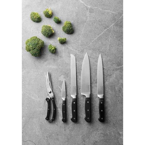 BergHOFF Essentials Forged Stainless Steel Cutlery 15 Piece Knife Block Set