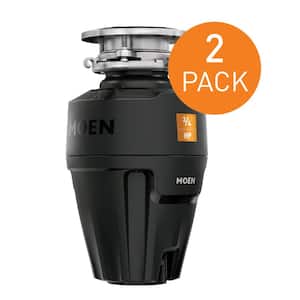 Host Series 3/4 HP Continuous Feed Space Saving Garbage Disposal with Sound Reduction and Universal Mount (2-Pack)