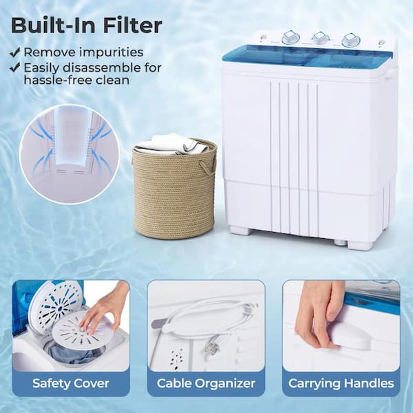 Volenca Portable Compact Washing Machine for Apartment and Dorm