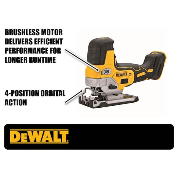 20V MAX XR Cordless Barrel Grip Jigsaw and 20V MAX POWERSTACK Compact Battery Starter Kit