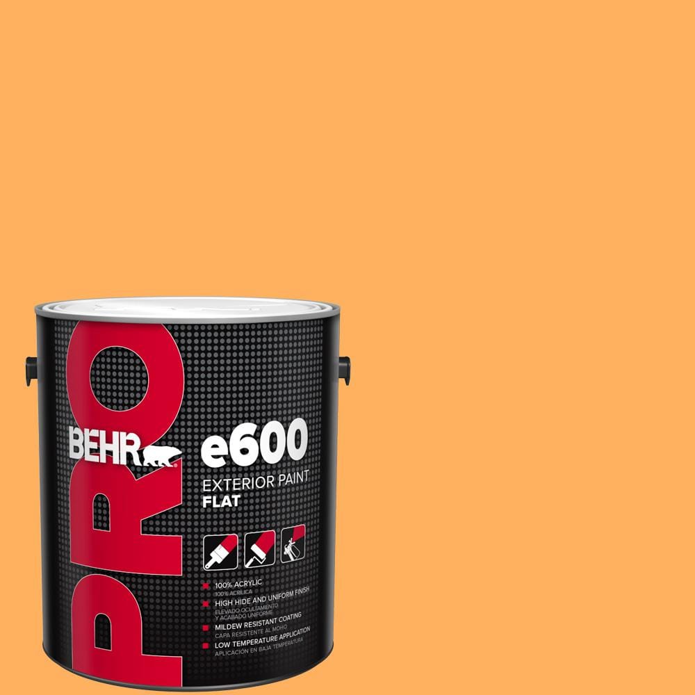 1 gal. #280B-5 Vintage Orange Flat Exterior Paint product image for price tracking