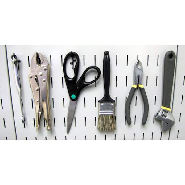 Tall Slot Wall Control Pegboard Utility Hooks Assortment Rust-Resistant 1 in 