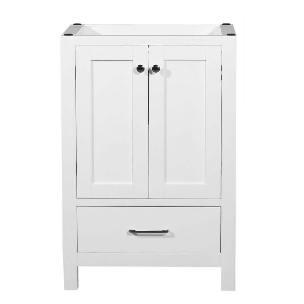 Laguna 24 in. W x 18 in. D x 35 in. H Bath Vanity Cabinet without Top in Wh