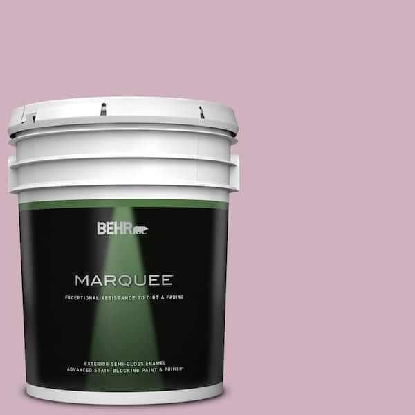 BEHR MARQUEE 5 gal. #S120-3 Candlelight Dinner Semi-Gloss Enamel Exterior Paint & Primer