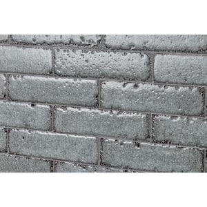 Magma Stone Gray Brick 3 in. x 12 in. 19mm Glazed Subway Tile (4.11 sq. ft. / box, 17 pieces per set)