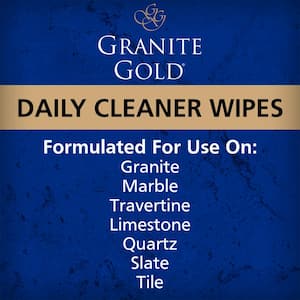 Daily Multi-Surface Countertop Cleaner Wipes for Granite, Quartz, Marble and More