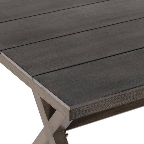 Table de jardin Luna 200 x 100 cm alu blanc - HORNBACH