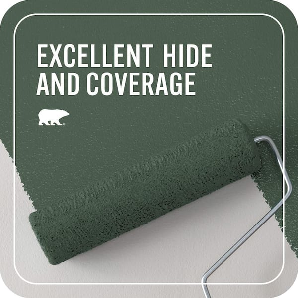 CLANEベージュ1 BEHR MARQUEE 1 gal. #N400-7 Vine Leaf One-Coat Hide Satin