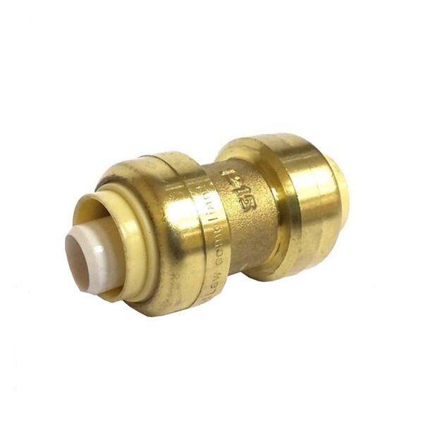 1 in. Brass Push-to-Connect Coupling (10-Pack) 440325 - The Home Depot