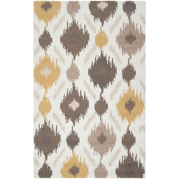 Olivos Yellow 4 ft. x 6 ft. Indoor Area Rug