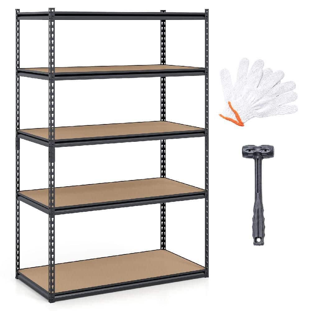 "1 PCS 72"" H x 48"" W x 24"" D 5-Tier Garage Shelving Unit 2200 LBS Metal Storage Shelves" price history on PriceWatchPro