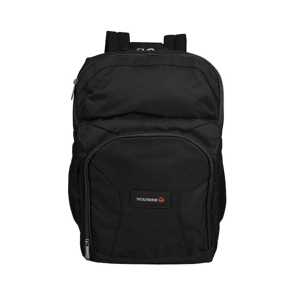 18 in. Black Industrial Grade Nailhead Nylon Pro Backpack 33 L Capacity