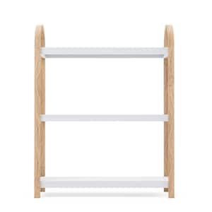 Bellwood White / Natural Freestand Shelf 3-Tier