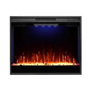 Flame 30 in. Wall-Mounted Automatic Constant Temperature Electric Fireplace Insert