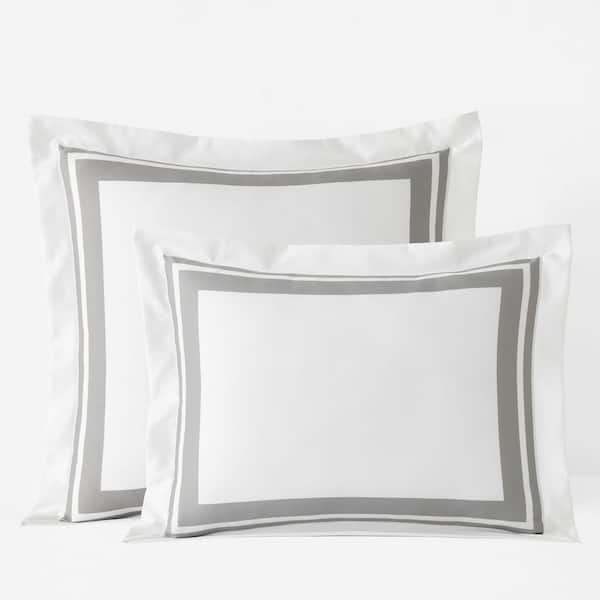 Legends Hotel Double Border Wrinkle-Free Supima Cotton Sham