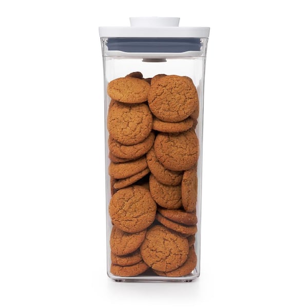  OXO Good Grips Round POP Container – Large (5.2 Qt) for flour,  sugar, cereal and more, Airtight Food Storage, BPA Free, Dishwasher Safe