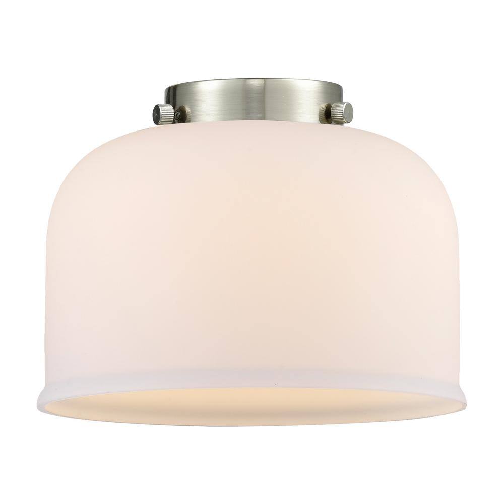 Ballston Urban Polished Nickel 10" Mini Pendant Light with Frosted Glass Shade