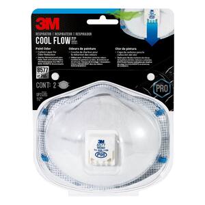 8577 P95 Paint Odor Disposable Respirator Mask with Cool Flow Valve (2-Pack)