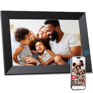 10.1 in. Black WiFi Smart Digital Picture Frame 1280x800 HD IPS Touch Screen Automatic/Slideshow/Share Photo and Video