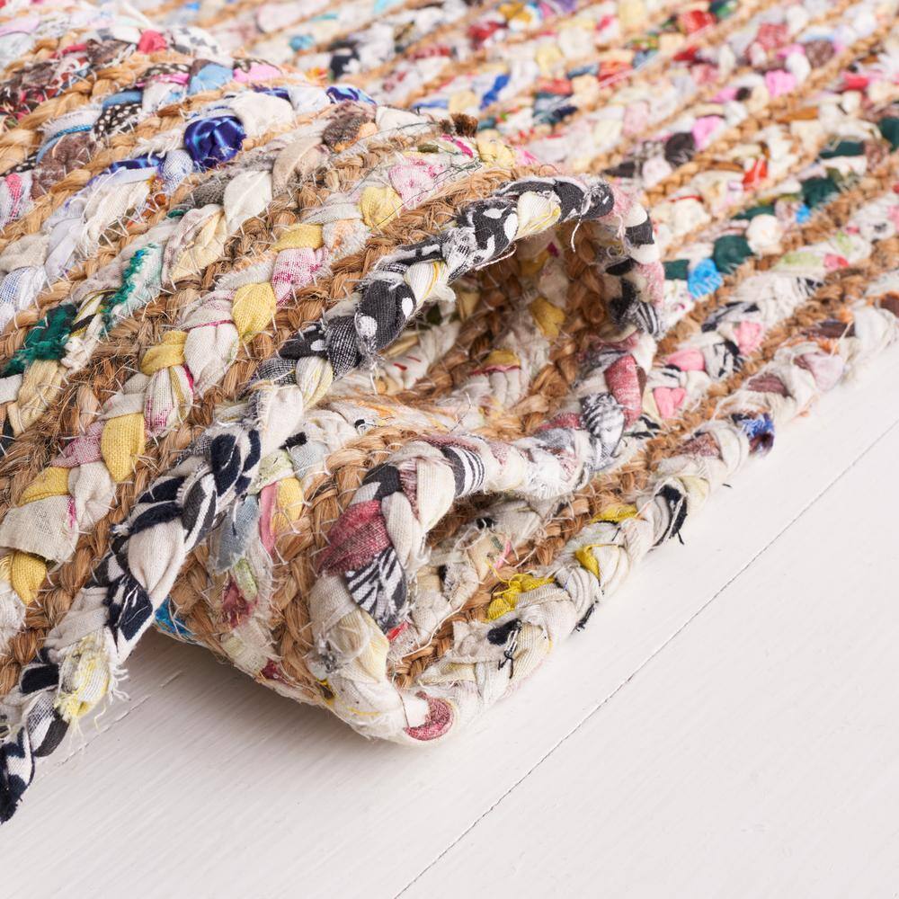Coastal Breeze Beige & Multi Cotton Flat-Woven 2'3" x 4' Rug