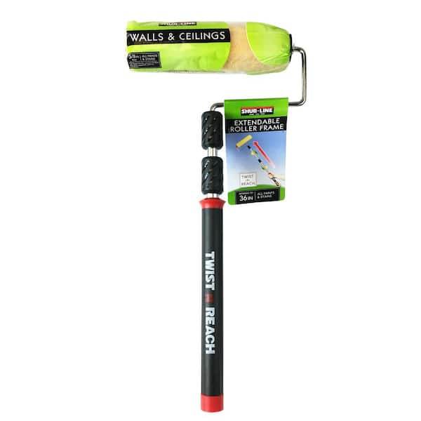 Premium 9-In 06630C Paint Roller Twist 'n' Reach Extension Pole 