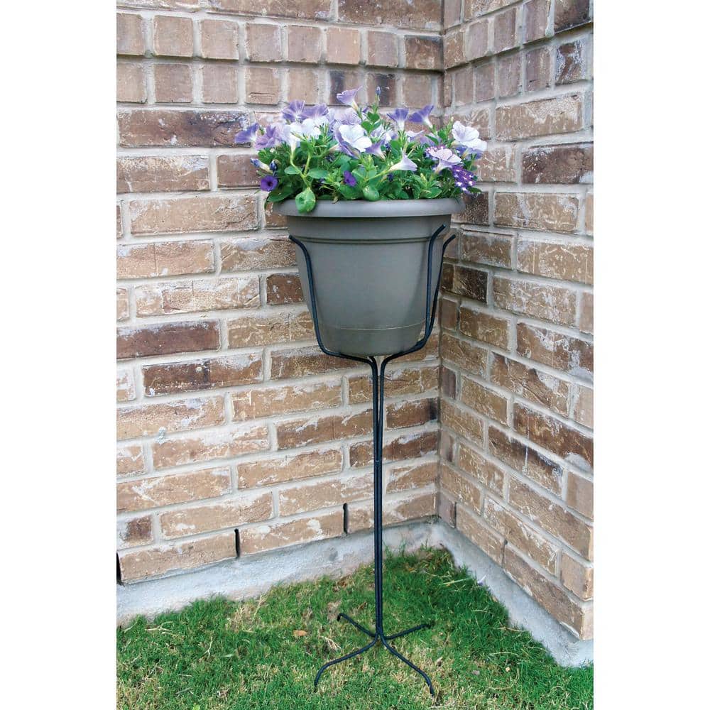 Black Metal Novelty Plant Stand Set of 2